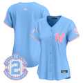 Women's New York Yankees Bubblegum Pink Vapor Premier Limited Jersey - All Stitched - Light Blue, Team