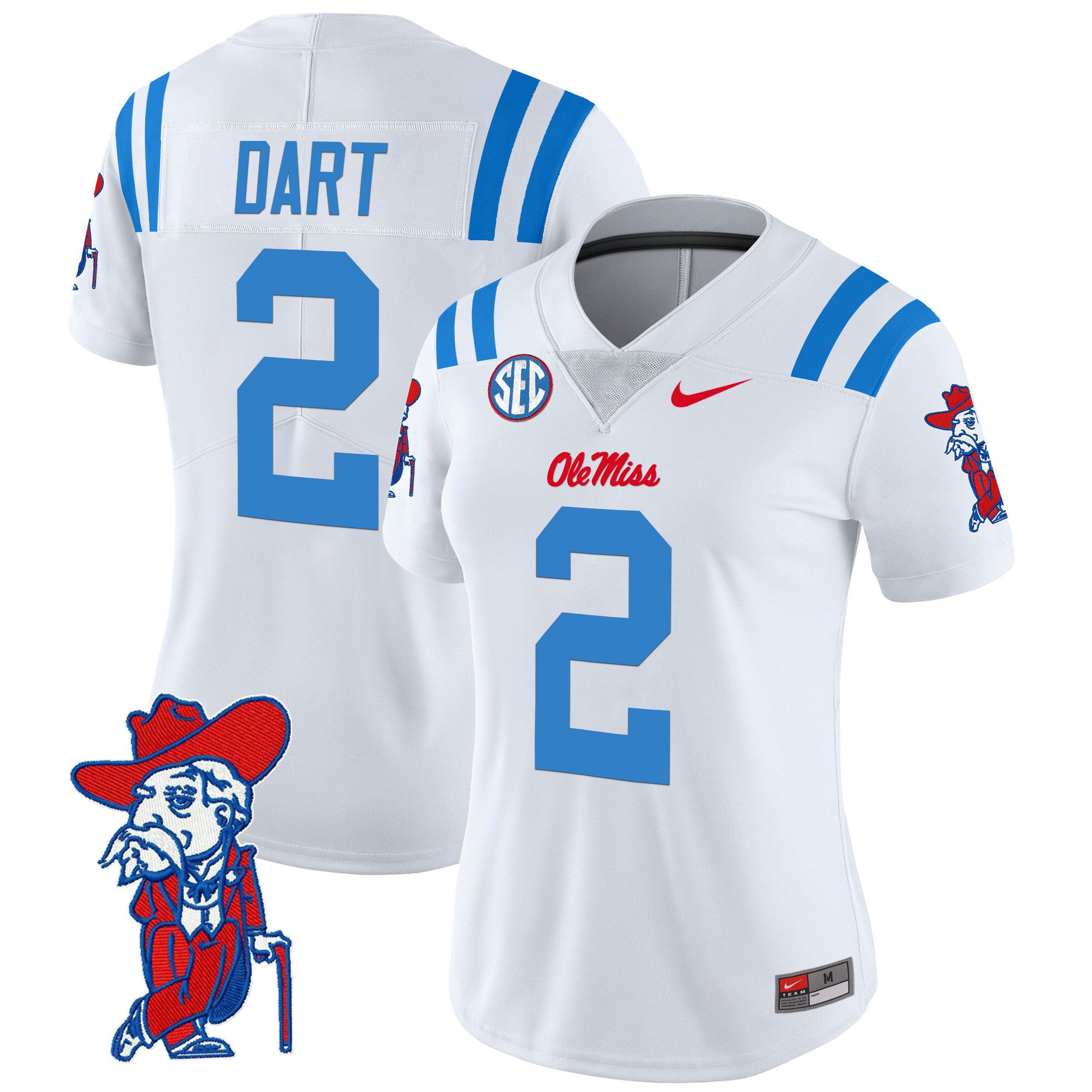 Women's Ole Miss Rebels 2024 Vapor Limited Jersey V2 - All Stitched
