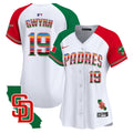 Women's Padres Mexico California Patch Vapor Premier Limited Jersey - All Stitched - Alternate, Tony Gwynn