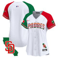 Women's Padres Mexico California Patch Vapor Premier Limited Jersey - All Stitched - Alternate, Team