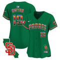 Women's Padres Mexico California Patch Vapor Premier Limited Jersey - All Stitched - Green, Tony Gwynn