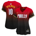Women's Phillies 2024 City Connect Vapor Premier Limited Jersey - All Stitched - Red, J.T.Realmuto