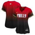 Women's Phillies 2024 City Connect Vapor Premier Limited Jersey - All Stitched - Red, Team
