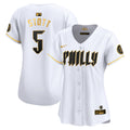 Women's Phillies 2024 City Connect Vapor Premier Limited Jersey - All Stitched - White Gold, Bryson Stott