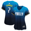 Women's Phillies 2024 City Connect Vapor Premier Limited Jersey - All Stitched - City Connect, Trea Turner