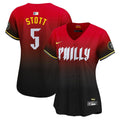 Women's Phillies 2024 City Connect Vapor Premier Limited Jersey - All Stitched - Red, Bryson Stott