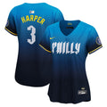 Women's Phillies 2024 City Connect Vapor Premier Limited Jersey - All Stitched - City Connect, Bryce Harper