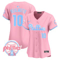 Women's Phillies Bubblegum Pink Vapor Premier Limited Jersey V2 - All Stitched - Pink, J.T.Realmuto