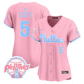 Women's Phillies Bubblegum Pink Vapor Premier Limited Jersey V2 - All Stitched - Pink, Bryson Stott
