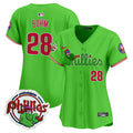 Women's Phillies Phanatic Patch Vapor Premier Limited Jersey V3- All Stitched - Green, Alec Bohm