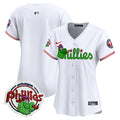 Women's Phillies Phanatic Patch Vapor Premier Limited Jersey V3- All Stitched - White, Team