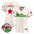 Women's Phillies Phanatic Patch Vapor Premier Limited Jersey V3- All Stitched - Cream, Phanatic