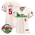 Women's Phillies Phanatic Patch Vapor Premier Limited Jersey V3- All Stitched - Cream, Bryson Stott
