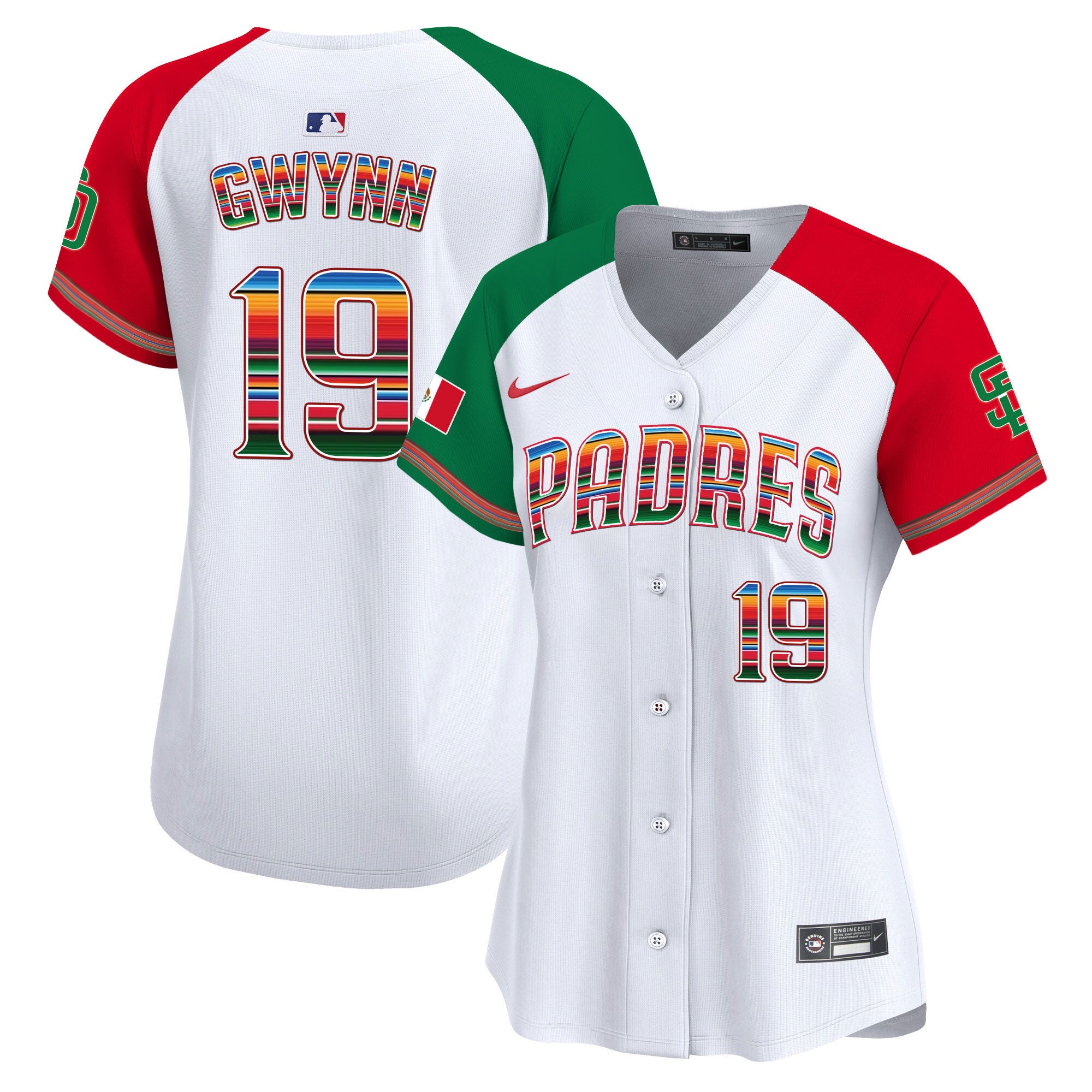 Women's San Diego Padres Mexico Premier Limited Jersey - All Stitched - Alternate, Tony Gwynn