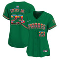 Women's San Diego Padres Mexico Premier Limited Jersey - All Stitched - Green, Fernando Tatis Jr.