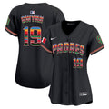 Women's San Diego Padres Mexico Premier Limited Jersey - All Stitched - Black, Tony Gwynn