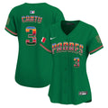 Women's San Diego Padres Mexico Premier Limited Jersey - All Stitched - Green, Jorge Cantu