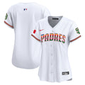 Women's San Diego Padres Mexico Premier Limited Jersey - All Stitched - White, Team