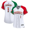 Women's San Diego Padres Mexico Premier Limited Jersey - All Stitched - Alternate, Peter Seidler