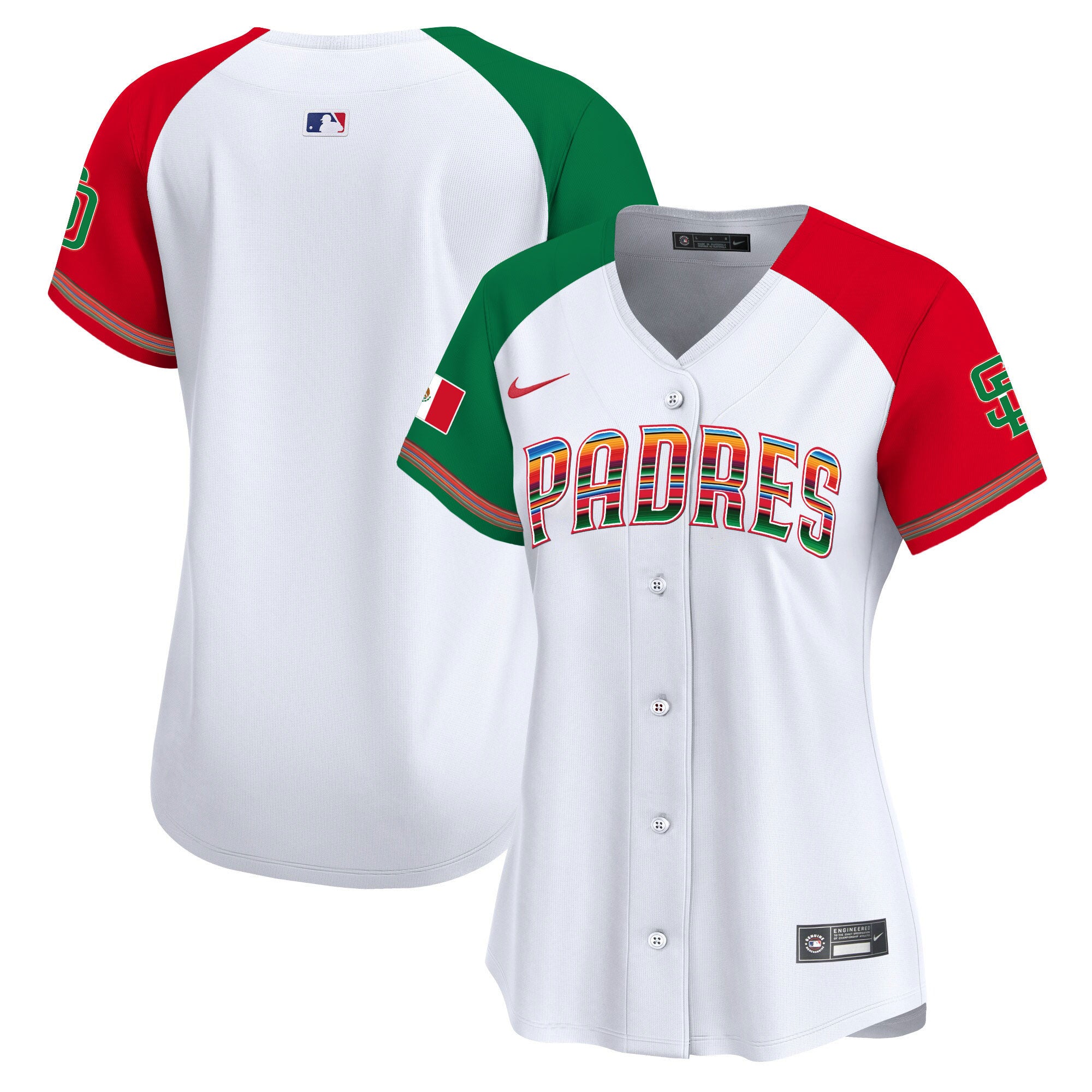 Women's San Diego Padres Mexico Premier Limited Jersey - All Stitched - Alternate, Team