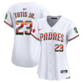 Women's San Diego Padres Mexico Premier Limited Jersey - All Stitched - White, Fernando Tatis Jr.