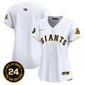 Women's San Francisco Giants 2024 Willie Mays Patch Vapor Premier Limited Jersey - All Stitched - White Gold, Team