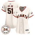 Women's San Francisco Giants 2024 Willie Mays Patch Vapor Premier Limited Jersey - All Stitched - Cream, Jung Hoo Lee