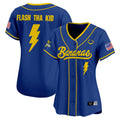 Women's Savannah Bananas Vapor Premier Limited Jersey - All stitched - Royal, Malachi Mitchell