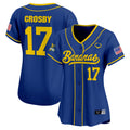 Women's Savannah Bananas Vapor Premier Limited Jersey - All stitched - Royal, Brandon Crosby