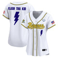 Women's Savannah Bananas Vapor Premier Limited Jersey - All stitched - White, Malachi Mitchell