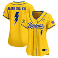 Women's Savannah Bananas Vapor Premier Limited Jersey - All stitched - Yellow, Malachi Mitchell
