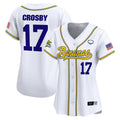 Women's Savannah Bananas Vapor Premier Limited Jersey - All stitched - White, Brandon Crosby