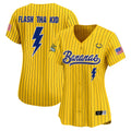 Women's Savannah Bananas Vapor Premier Limited Jersey - All stitched - Pinstripe, Malachi Mitchell