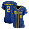 Women's Savannah Bananas Vapor Premier Limited Jersey - All stitched - Royal, Reese Alexiades