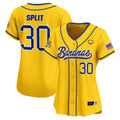 Women's Savannah Bananas Vapor Premier Limited Jersey - All stitched - Yellow, Savannah Bananas Split