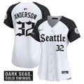 Women's Seattle Mariners 'Deep Sea Gothic Edition' Vapor Premier Limited Jersey - All Stitched - Alternate, Kade Anderson
