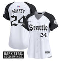 Women's Seattle Mariners 'Deep Sea Gothic Edition' Vapor Premier Limited Jersey - All Stitched - Alternate, Ken Griffey Jr.