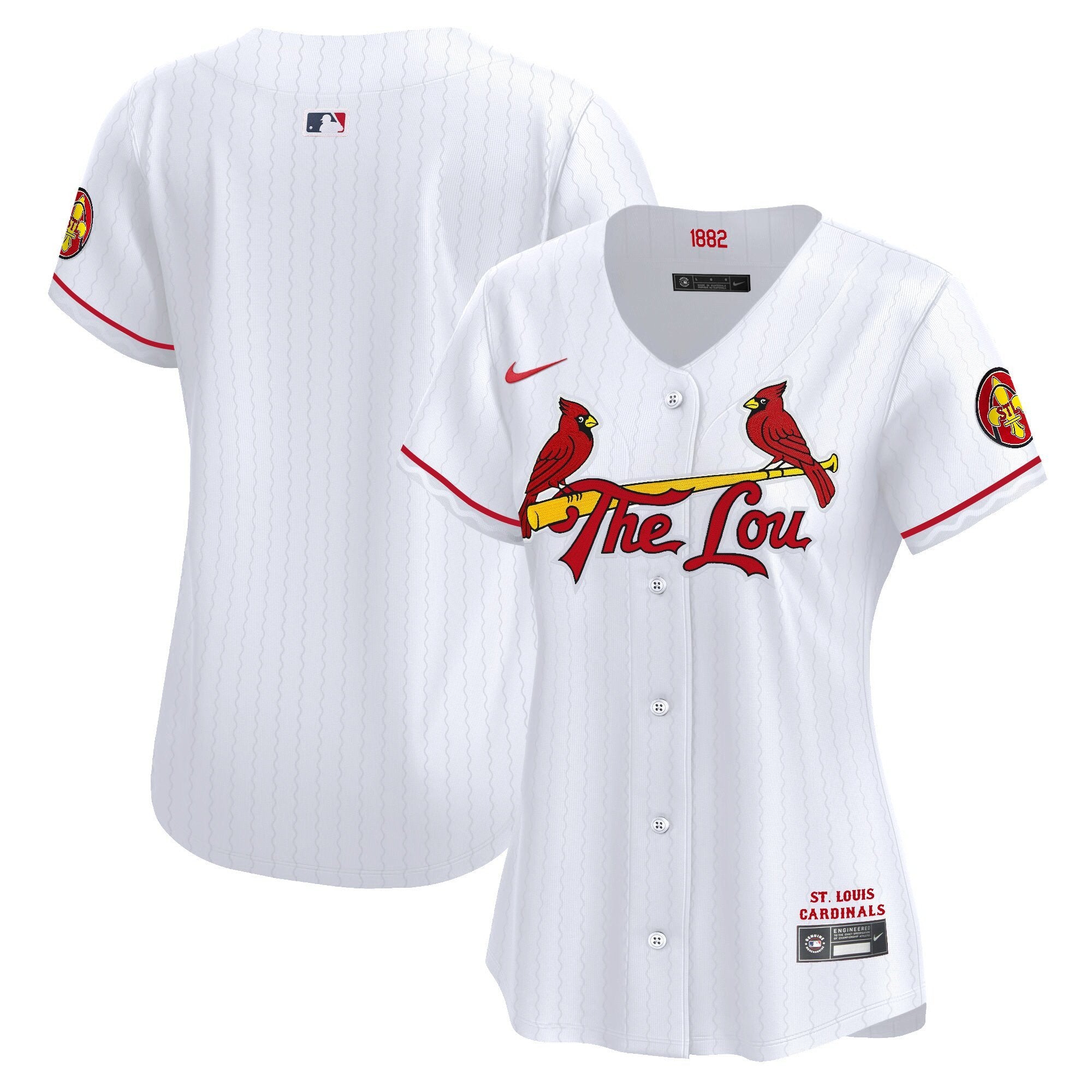 Women's St. Louis Cardinals 2024 City Connect Vapor Premier Limited Jersey - All Stitched - White, Team