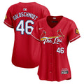 Women's St. Louis Cardinals 2024 City Connect Vapor Premier Limited Jersey - All Stitched - Red, Paul Goldschmidt