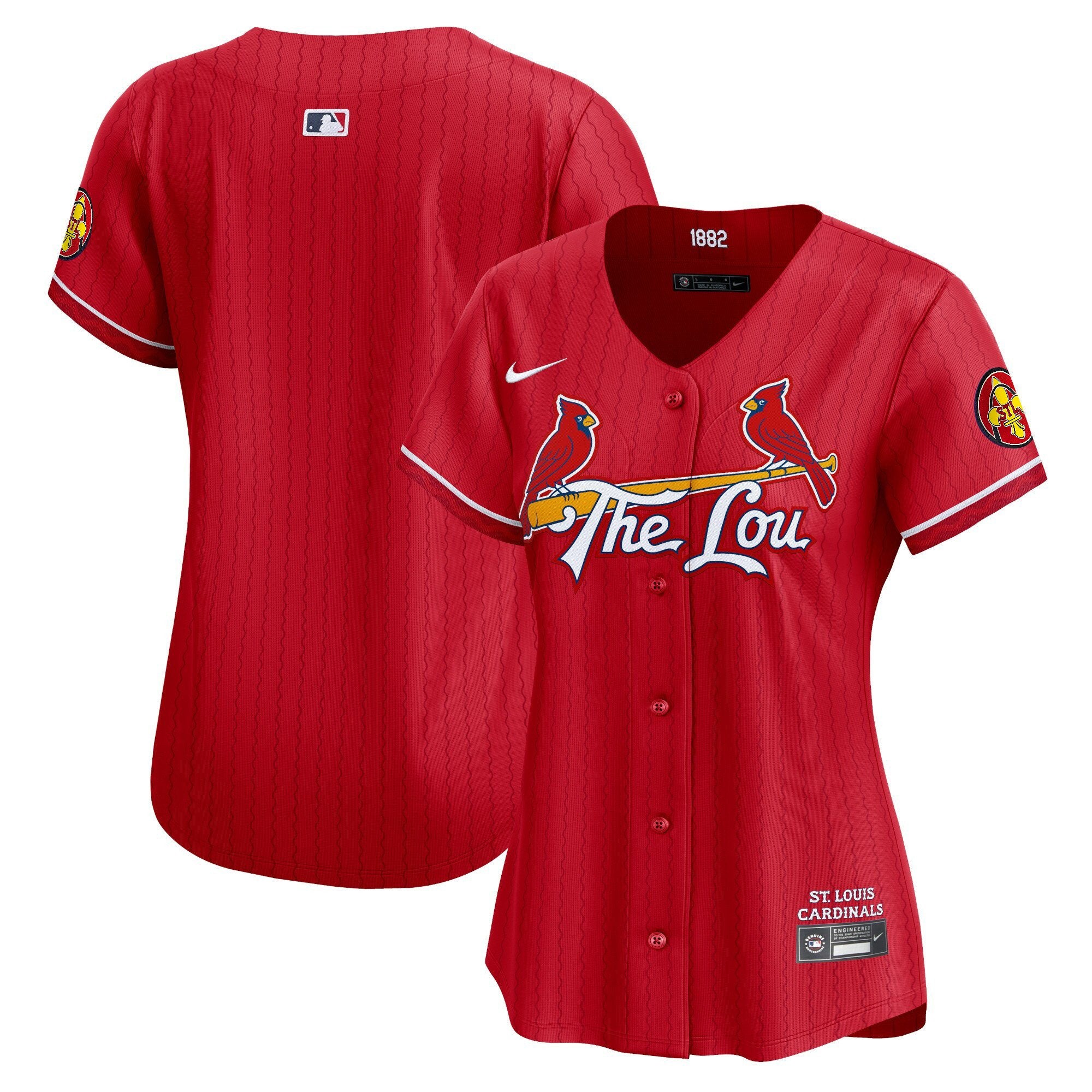 Women's St. Louis Cardinals 2024 City Connect Vapor Premier Limited Jersey - All Stitched - Red, Team