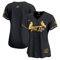 Women's St. Louis Cardinals 2024 City Connect Vapor Premier Limited Jersey - All Stitched - Black Gold, Team