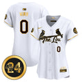 Women's St. Louis Cardinals 2024 City Connect Whitey Herzog Patch Vapor Premier Limited Jersey - All Stitched - White Gold, Masyn Winn