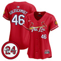 Women's St. Louis Cardinals 2024 City Connect Whitey Herzog Patch Vapor Premier Limited Jersey - All Stitched - Red, Paul Goldschmidt