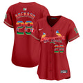 Women's St. Louis Cardinals Mexico Vapor Premier Limited Jersey - All Stitched - Red, Nolan Arenado