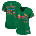 Women's St. Louis Cardinals Mexico Vapor Premier Limited Jersey - All Stitched - Green, Giovanny Gallegos