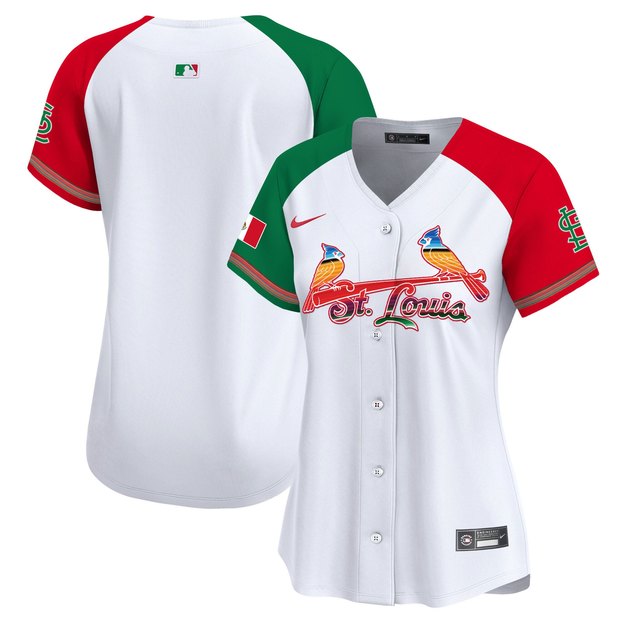 Women's St. Louis Cardinals Mexico Vapor Premier Limited Jersey - All Stitched - Alternate, Team