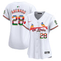 Women's St. Louis Cardinals Mexico Vapor Premier Limited Jersey - All Stitched - White, Nolan Arenado