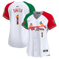 Women's St. Louis Cardinals Mexico Vapor Premier Limited Jersey - All Stitched - Alternate, Ozzie Smith