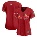 Women's St. Louis Cardinals Mexico Vapor Premier Limited Jersey - All Stitched - Red, Team