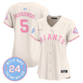 Women's Unisex San Francisco Giants Bubblegum Pink Vapor Premier Limited Jersey - All Stitched - Cream, Mike Yastrzemski
